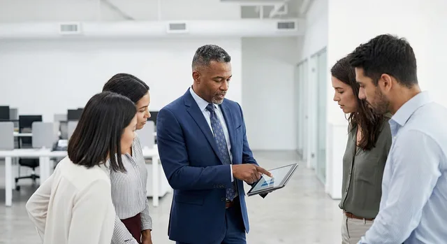 company, team, collaboration, office, meeting, technology, tablet, diverse, professionals, leadership, presentation, data, teamwork, modern, communication, strategy, innovation, group, workplace, accompaniment, ai generated. Market research strategy trends worth taking seriously