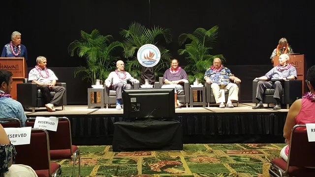 Many world renowned speakers came to celebrate the homecoming of the Hokulea. Several panel discussions focused on the importance of sustainability and an environmental ethic. This panel included: John De Fries, President and Principal Advisor, Native Sun Business Group Inc.; Bruce Blankenfeld, Voya. Qualitative research: the practical version